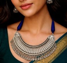 Handcrafted Vintage Tribal Oxidized Statement Necklace